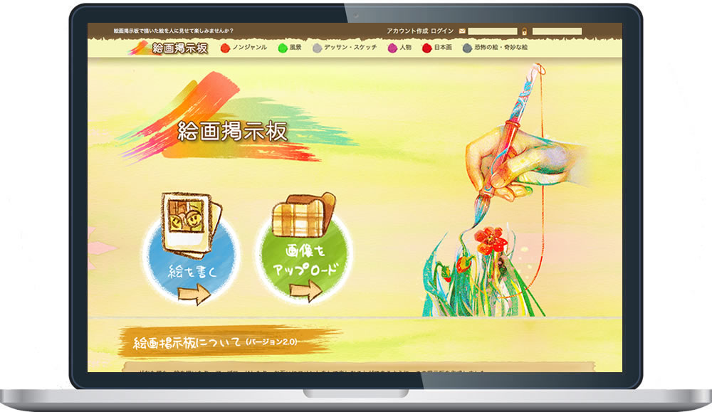 お絵かき掲示板